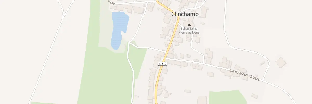 Plan du 30 Rue des Quinze Ecus à Clinchamp