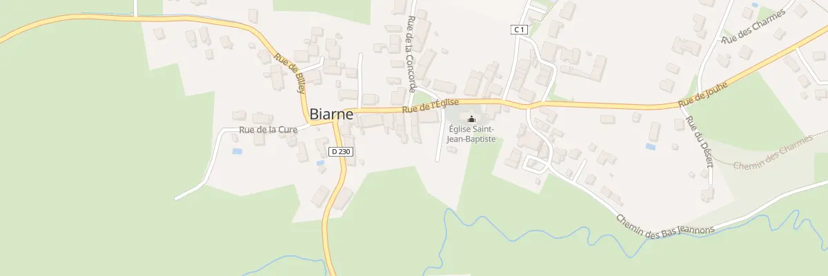 Plan du 10 Rue de l’Église à Biarne