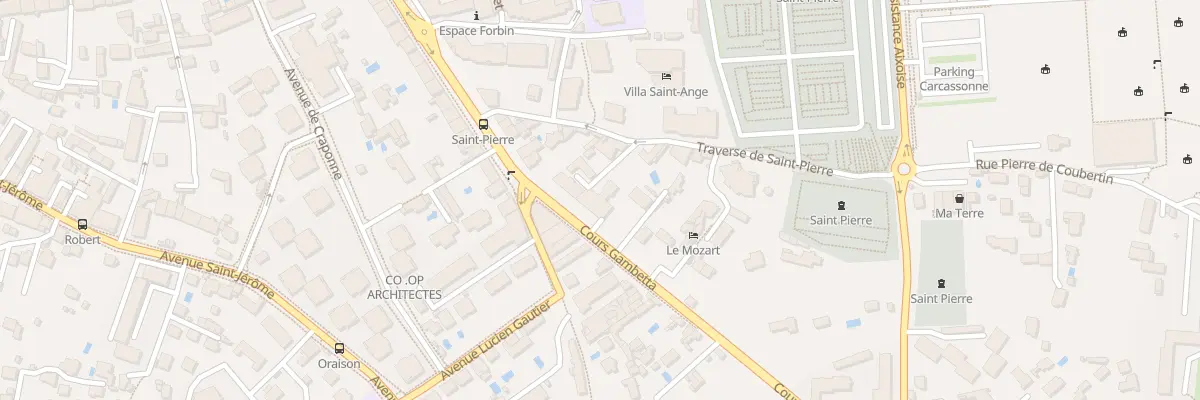 Plan du 45 Crs Gambetta à Aix-en-Provence