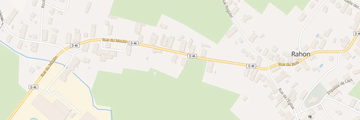 Plan du 17 Rue du Moulin à Rahon