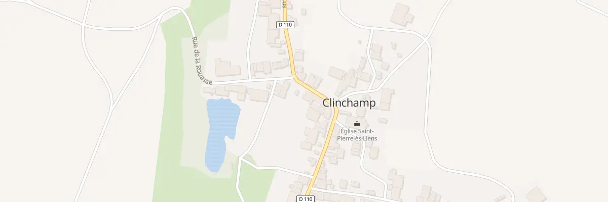 Plan du 18B Rue des Quinze Ecus à Clinchamp
