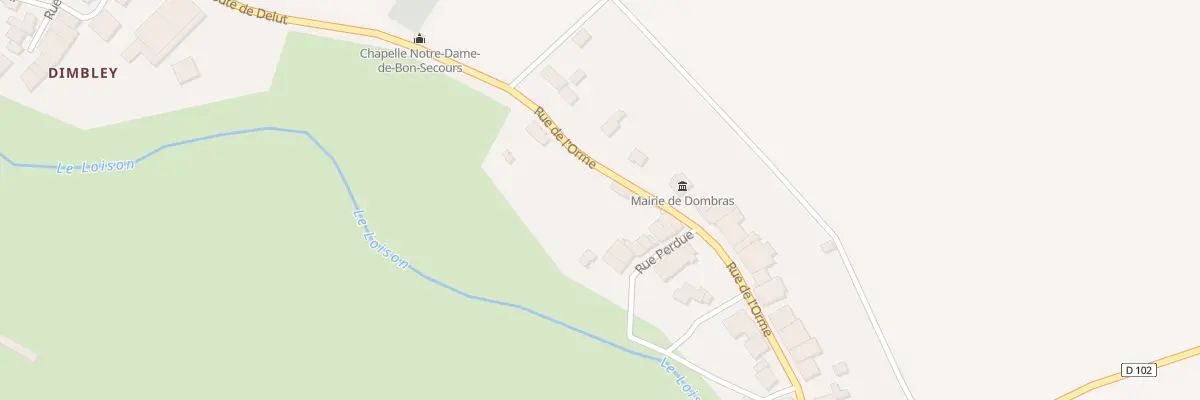 Plan du 27 Rue de l’Orme à Dombras