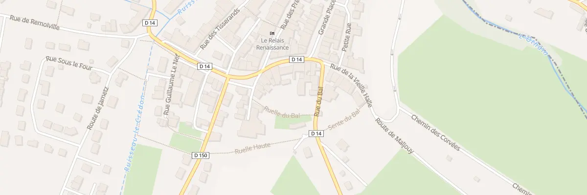 Plan du 9 Gr Grande Rue à Marville