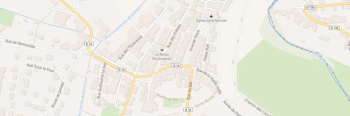 Plan du 8 Grande Rue à Marville
