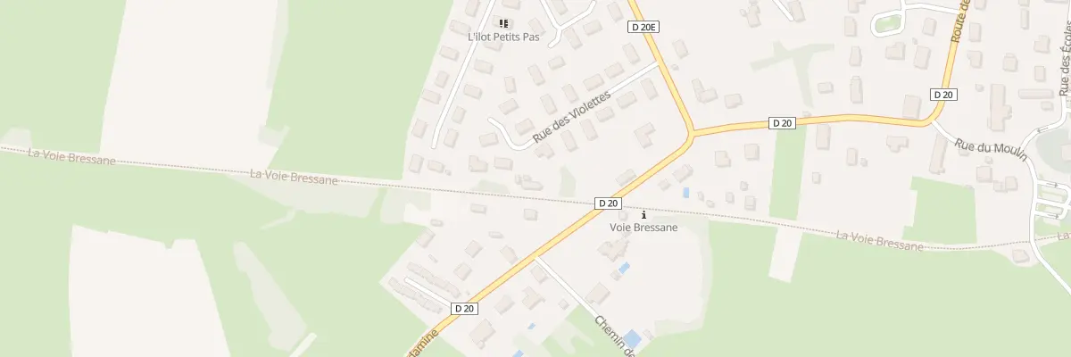 Plan du 490 Rte de Nilly à Courlaoux