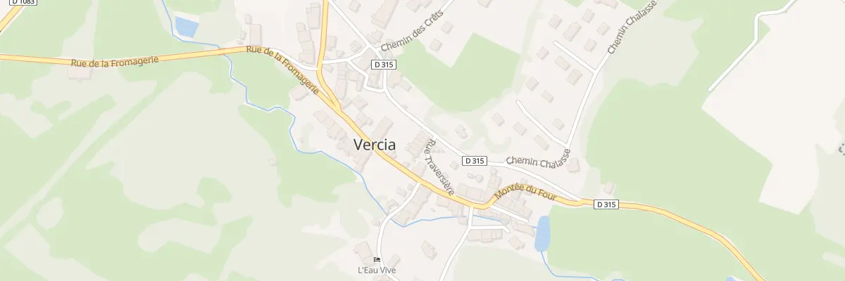 Plan du 3 Rue Traversière Vercia à Val-Sonnette