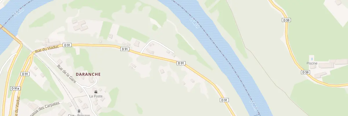 Plan du 625 Rue du Viaduc à Bolozon