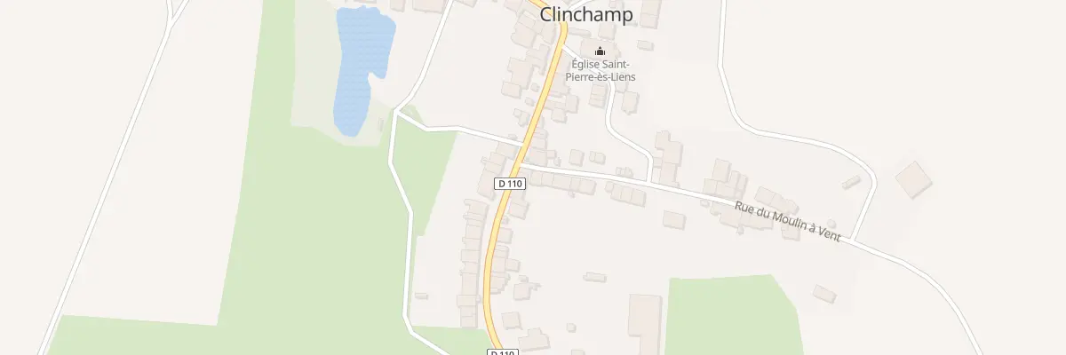 Plan du 31 Rue des Quinze Ecus à Clinchamp