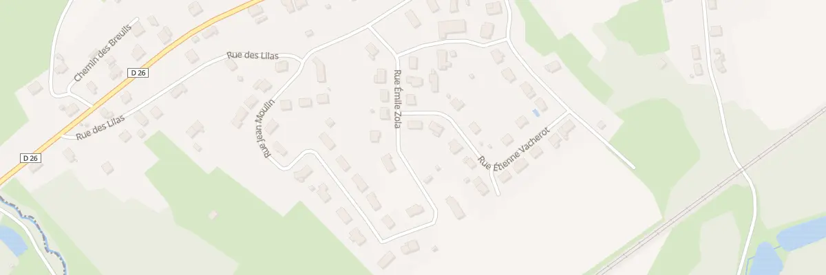 Plan du 2 Rue Etienne Vacherot à Torcenay