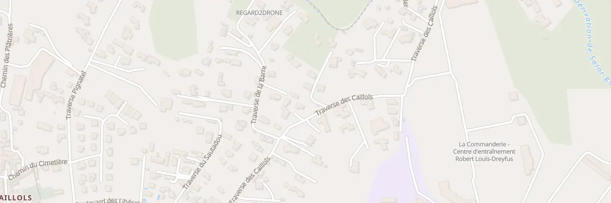 Plan du 25 Tsse des Caillols à Marseille 12e Arrondissement