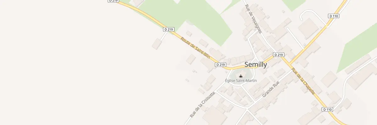 Plan du 3 Rte de Saint Blin à Semilly