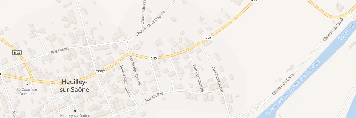 Plan du 34 Rue du Bois de Chy à Heuilley-sur-Saône