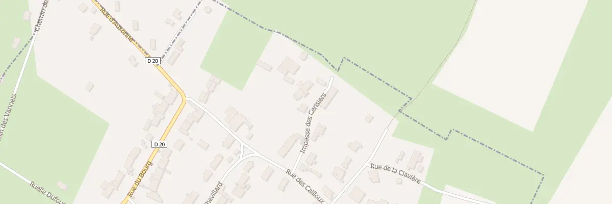 Plan du 9 Imp des Cerisiers à Soissons-sur-Nacey
