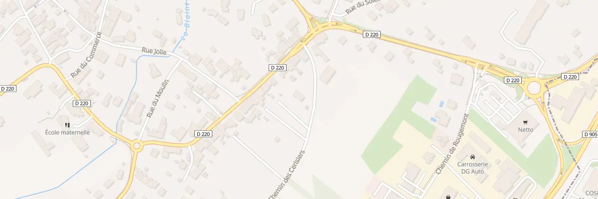 Plan du 8 Che des Cerisiers à Moissey