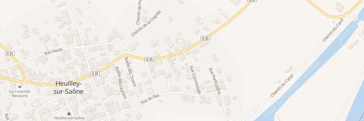 Plan du 36 Rue du Bois de Chy à Heuilley-sur-Saône