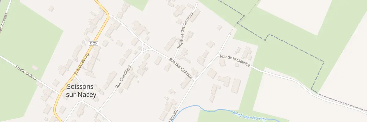 Plan du 17 Rue des Cailloux à Soissons-sur-Nacey