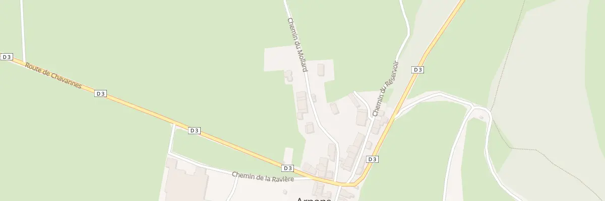 Plan du 141 Che du Mollard à Corveissiat