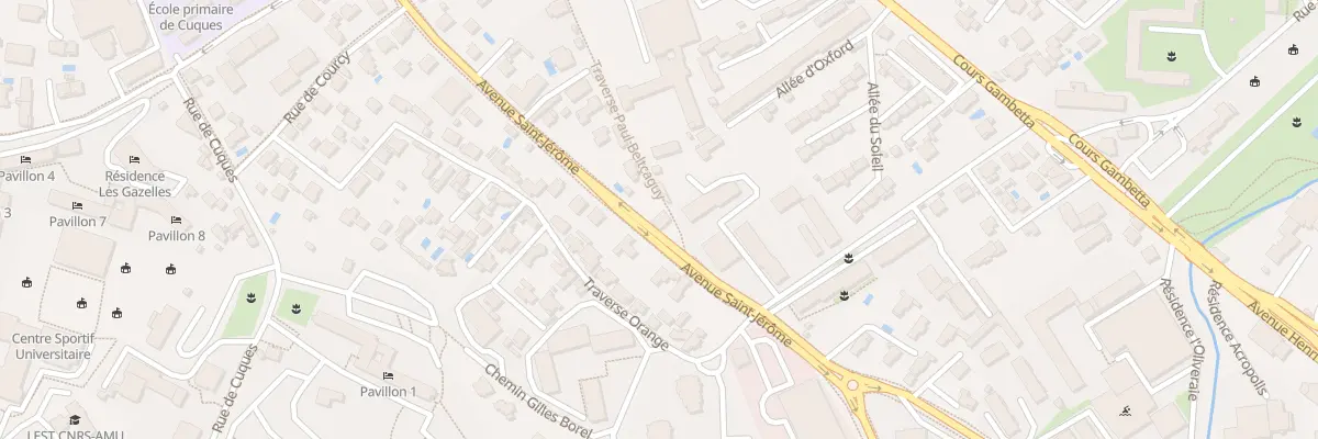 Plan du 49 Av Saint-Jérôme à Aix-en-Provence