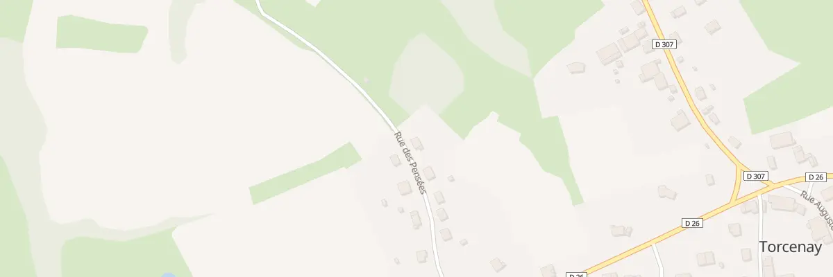 Plan du 10 Rue des Pensees à Torcenay