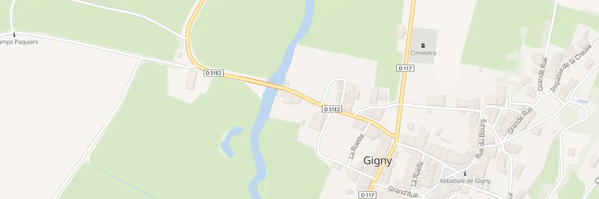 Plan du 9 Rue du Moulin à Gigny