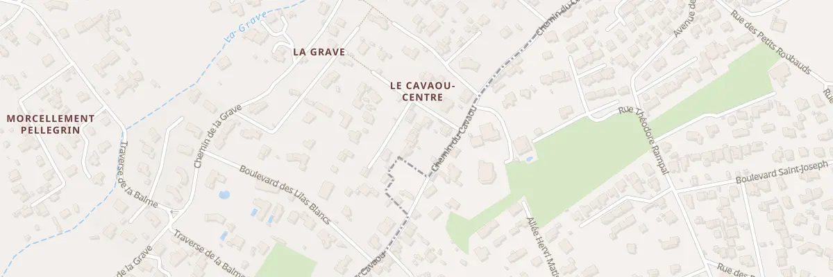 Plan du 227 Che du Cavaou à Marseille 13e Arrondissement