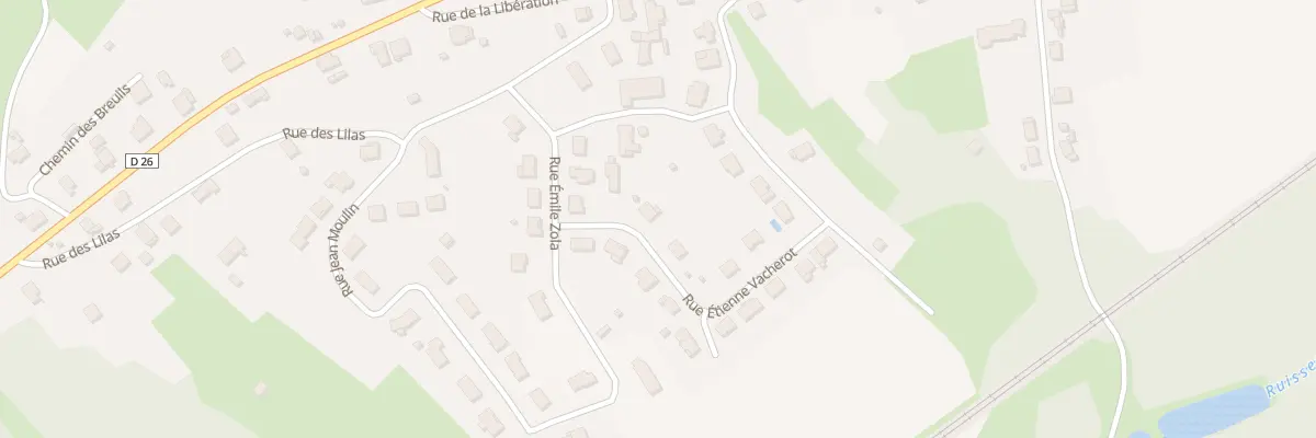 Plan du 1 Rue Etienne Vacherot à Torcenay