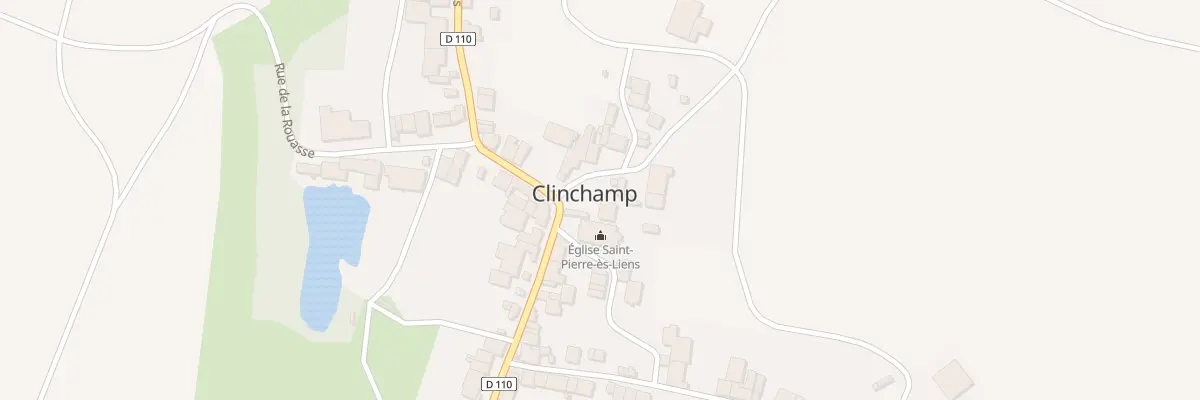 Plan du 15 Rue des Quinze Ecus à Clinchamp