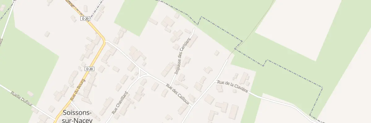 Plan du 4 Imp des Cerisiers à Soissons-sur-Nacey