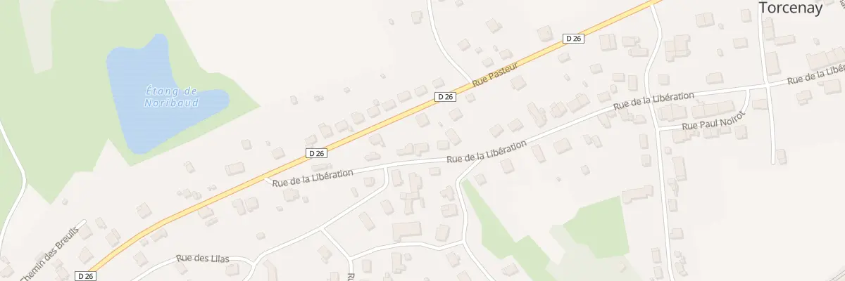 Plan du 28 Rue de la Liberation à Torcenay