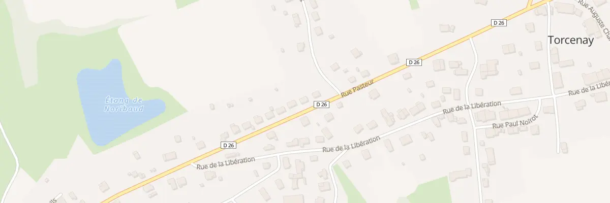 Plan du 8 Rue Pasteur à Torcenay