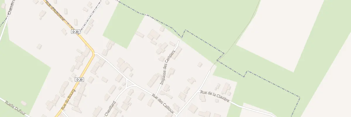 Plan du 6 Imp des Cerisiers à Soissons-sur-Nacey
