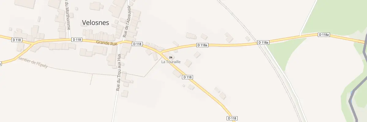 Plan du 4 Rue de Torgny à Velosnes