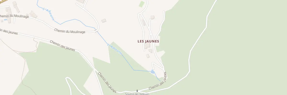 Plan du 1117 Che des Jaunes à Saint-Martin-en-Vercors