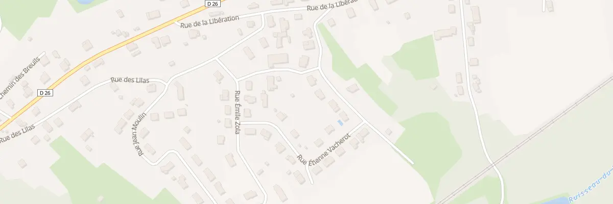 Plan du 8 Rue Victor Hugo à Torcenay