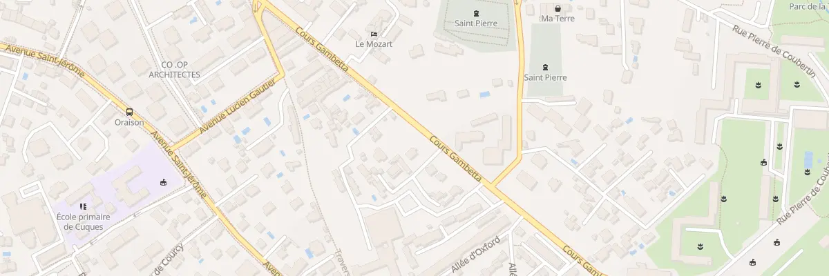 Plan du 90 Crs Gambetta à Aix-en-Provence