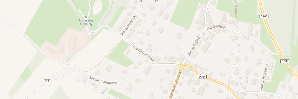 Plan du 4 Rue de Lourchaux à Monnières