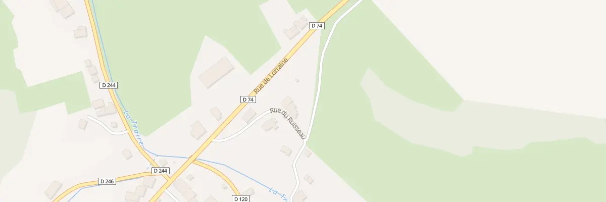 Plan du 3 Rue du Ruisseau à Frécourt