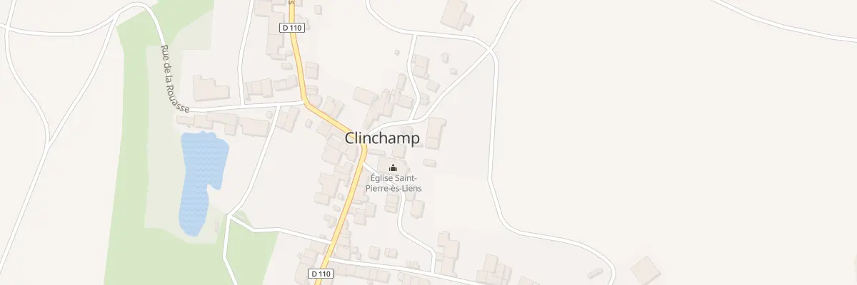 Plan du 2 Rue du Ceriselot à Clinchamp