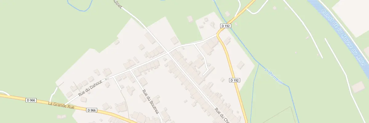 Plan du 38 Rue du Chemin à Demange-Baudignécourt