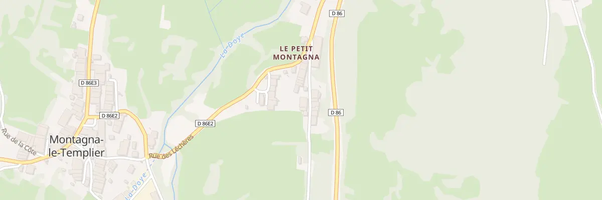 Plan du 5 Rue du Petit Montagna à Montlainsia