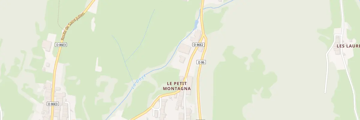 Plan du 7 Rue du Petit Montagna à Montlainsia