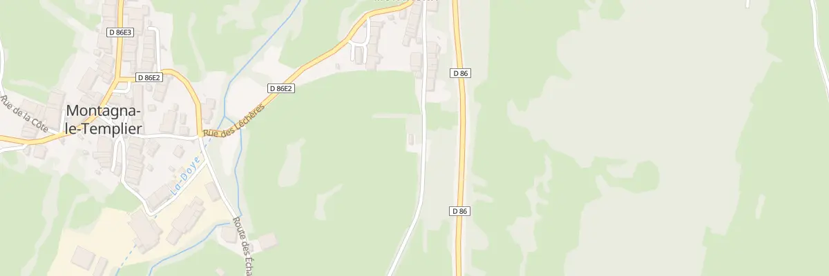 Plan du 1 Rue du Petit Montagna à Montlainsia