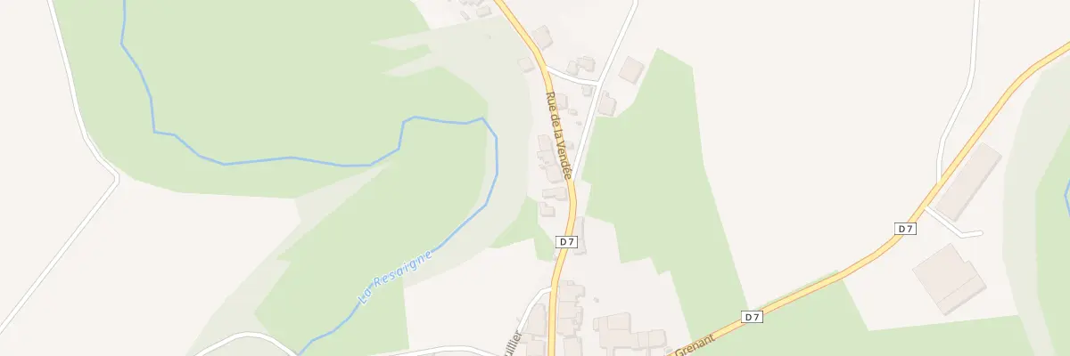 Plan du 23 Grande Rue à Coublanc