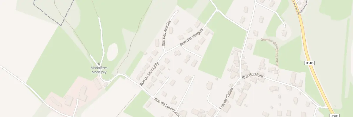 Plan du 2 Rue des Vergers à Monnières