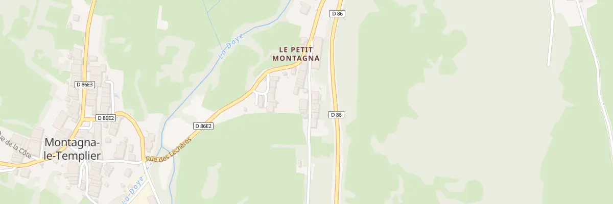 Plan du 5060 Rue du Petit Montagna à Montlainsia