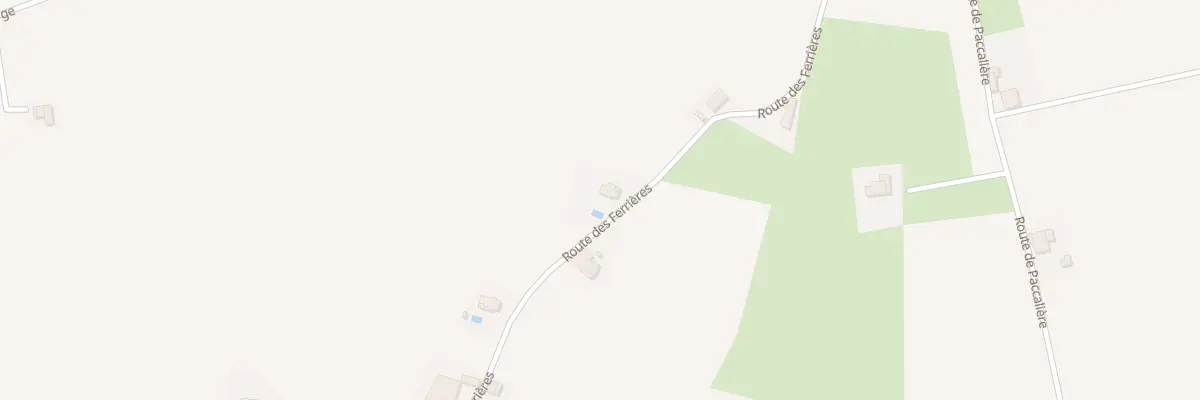 Plan du 497 Rte des Ferriéres à L’Albenc