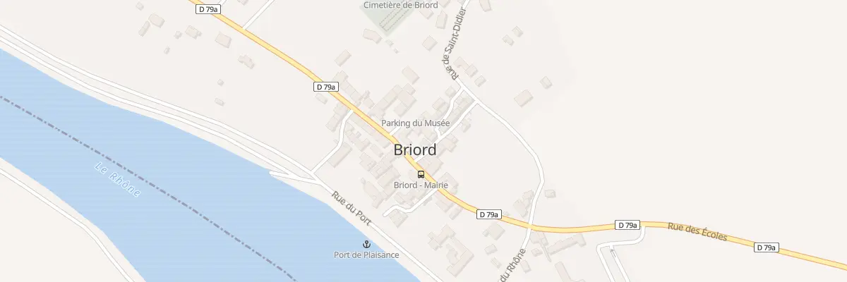 Plan du 14 Pl des Anciens Combattants à Briord