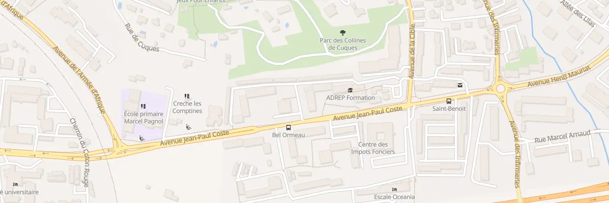 Plan du 382 Av Jean-Paul Coste à Aix-en-Provence