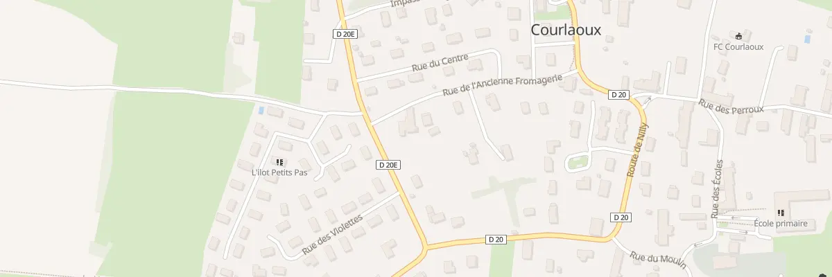 Plan du 54 Rue de l’Ancienne Fromagerie à Courlaoux