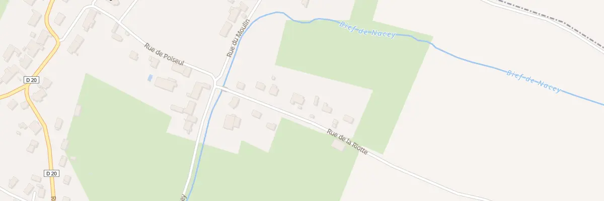 Plan du 7 Rue de la Riotte à Soissons-sur-Nacey
